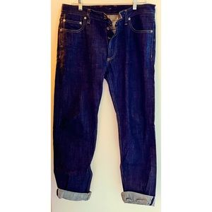 3Sixteen raw selvedge indigo jeans nearly new